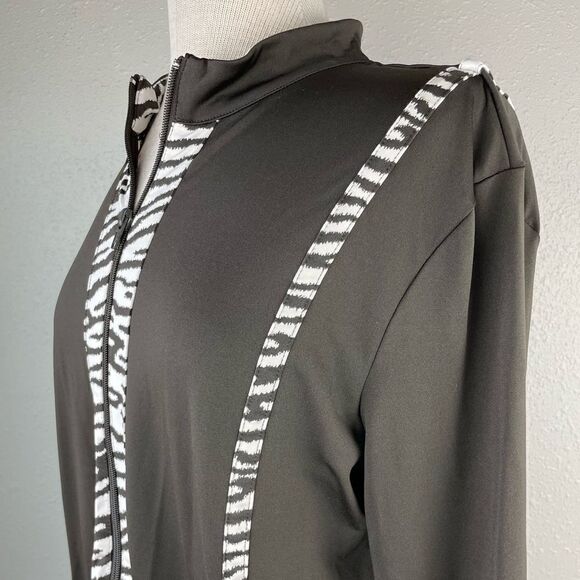 NWT Passports Dark Brown Full Zip Jacket Size M - Picture 4 of 9